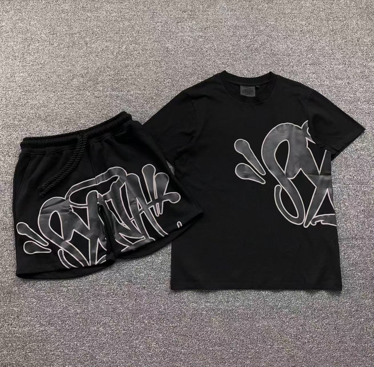 Conjunto Shorts Synaworld Preto/Cinza
