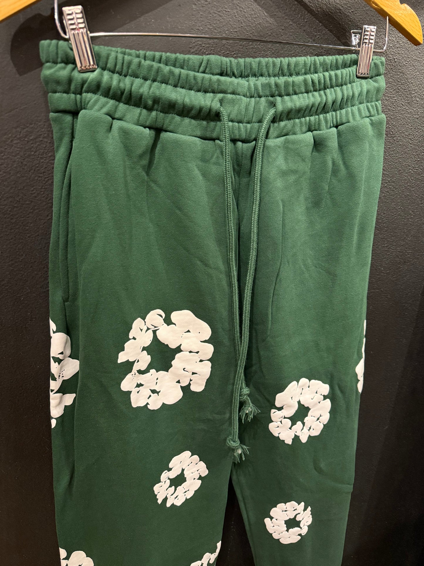 Conjunto Moletom Denim Tears The Cotton Wreath Green