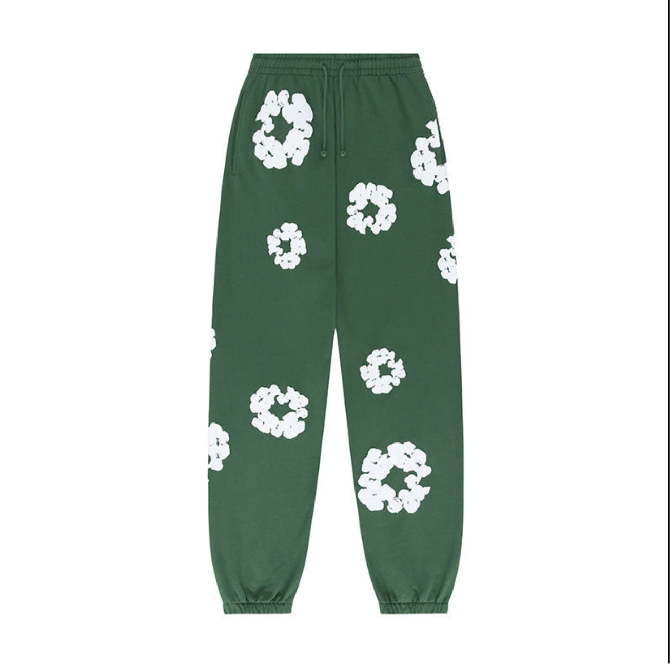Conjunto Moletom Denim Tears The Cotton Wreath Green