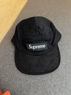 Boné Supreme Corduroy Camp Black