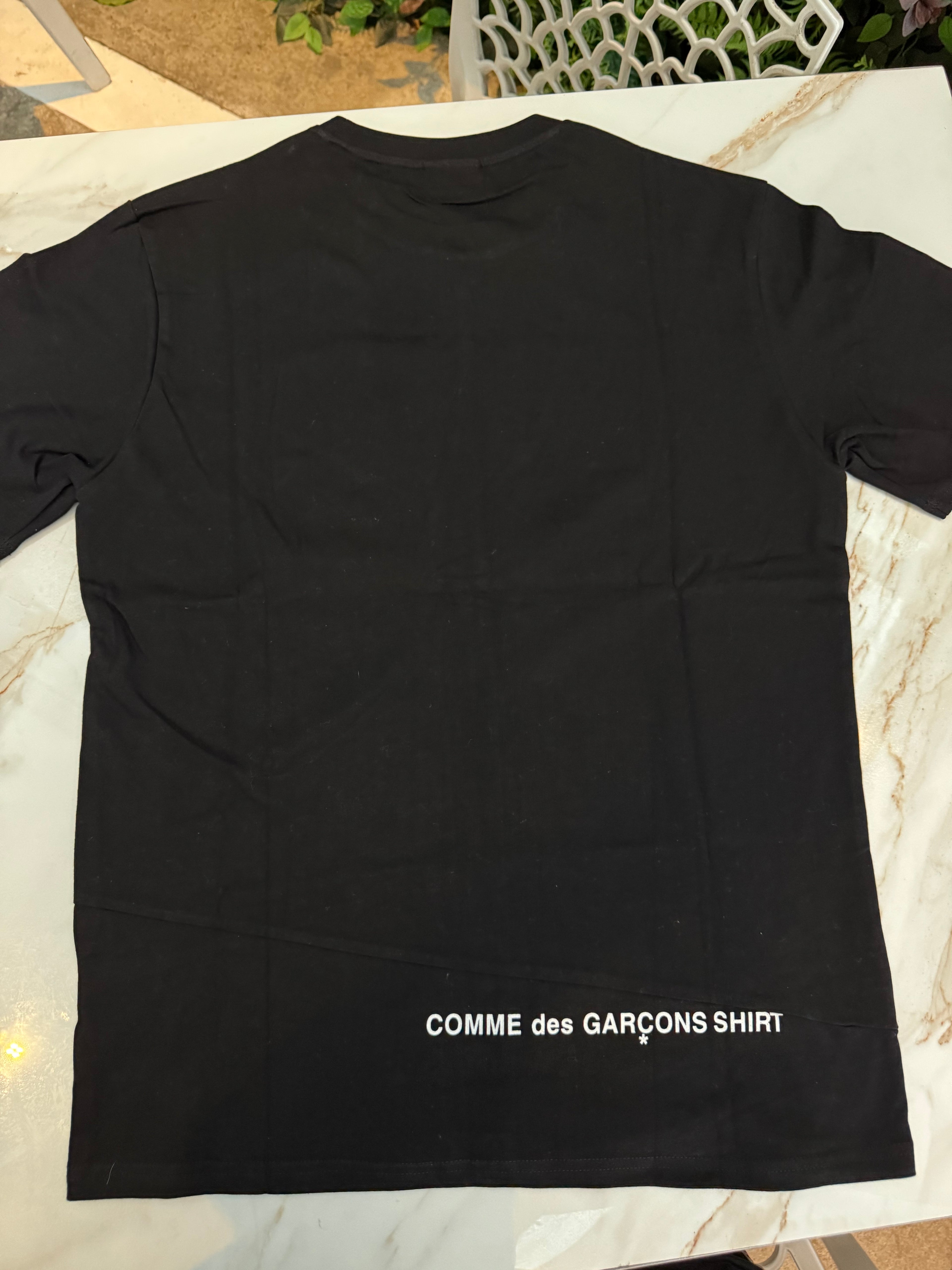 Camiseta Supreme Comme des Garçons Split Box Logo Black