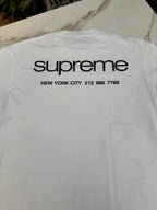 Camiseta Supreme NYC White
