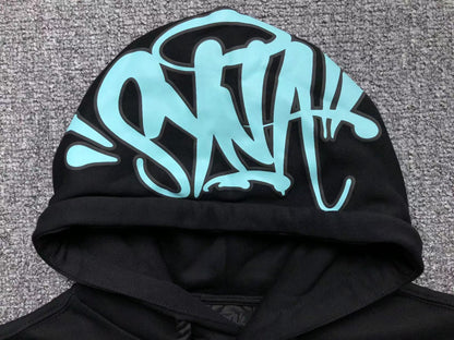 Conjunto Synaworld Logo Preto/Azul