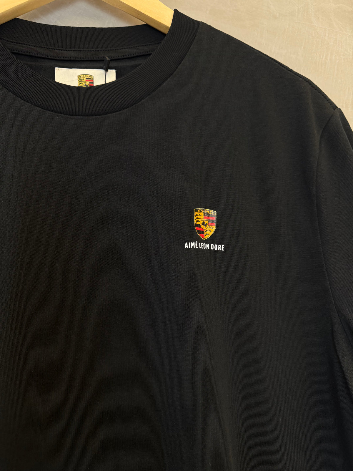 Camiseta Aimé Leon Dore X Porsche Fleet Black
