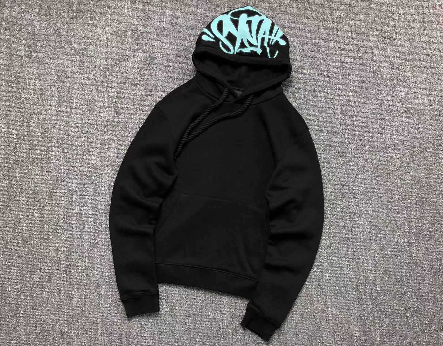 Conjunto Synaworld Logo Preto/Azul