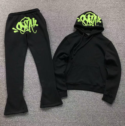 Conjunto Synaworld Logo Black Green