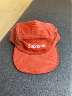 Boné Supreme Corduroy Camp Coral