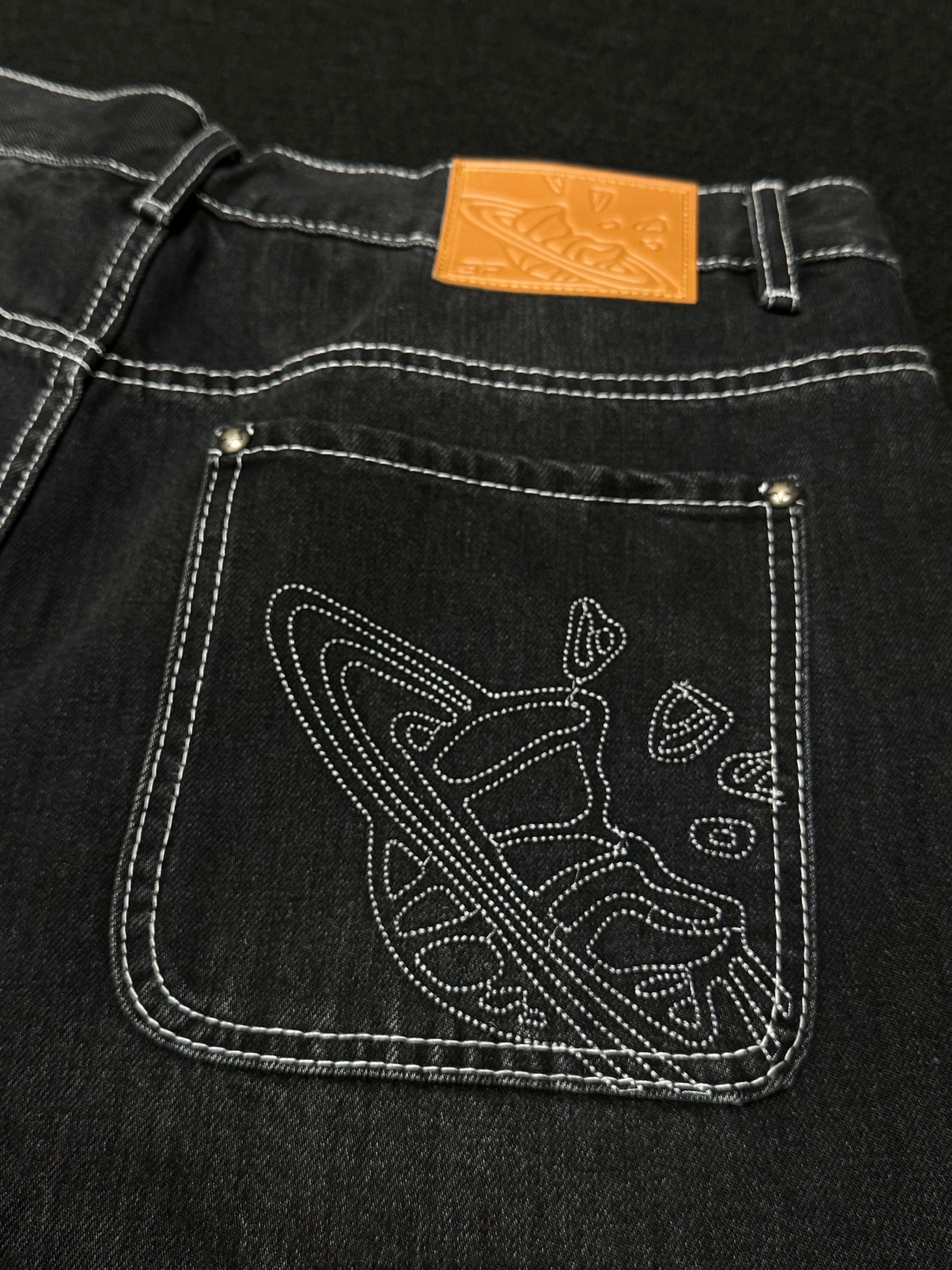 Broken Planet Denim Shorts Washed Black