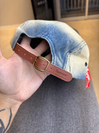 Boné Supreme Washed Chino Twill Camp Denim