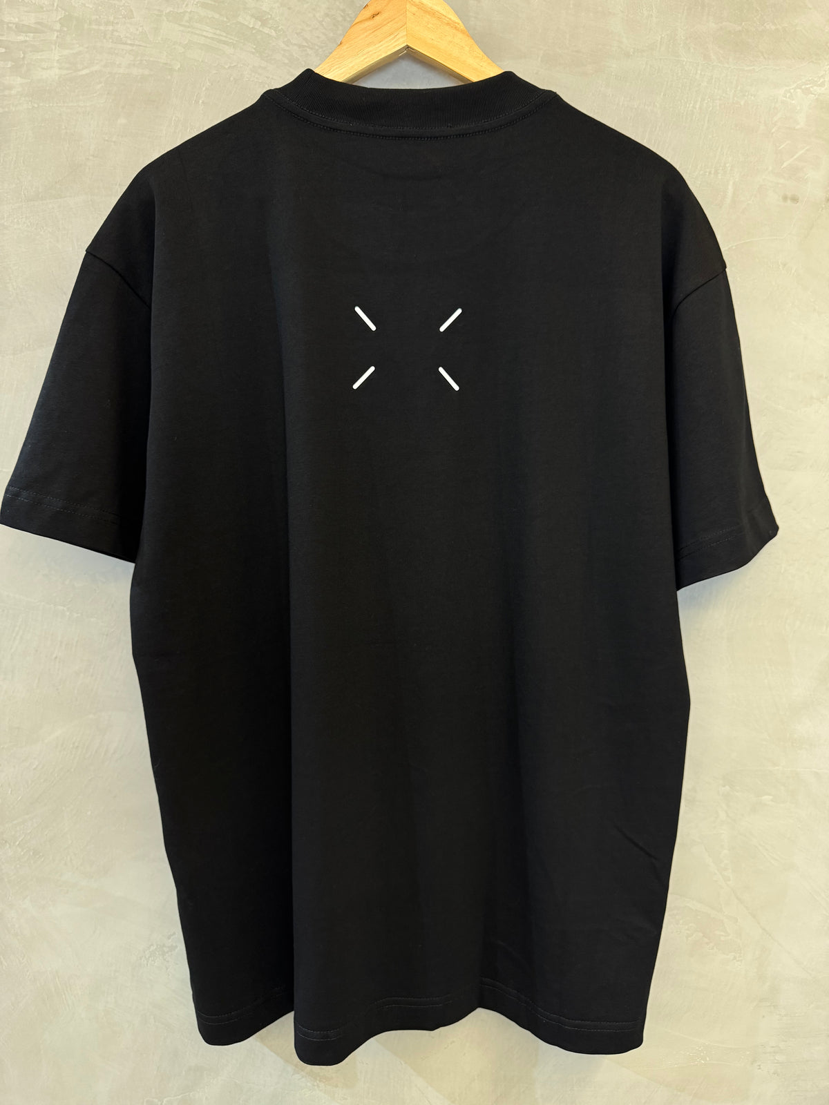 Camiseta Maison Margiela Numbers Logo Black