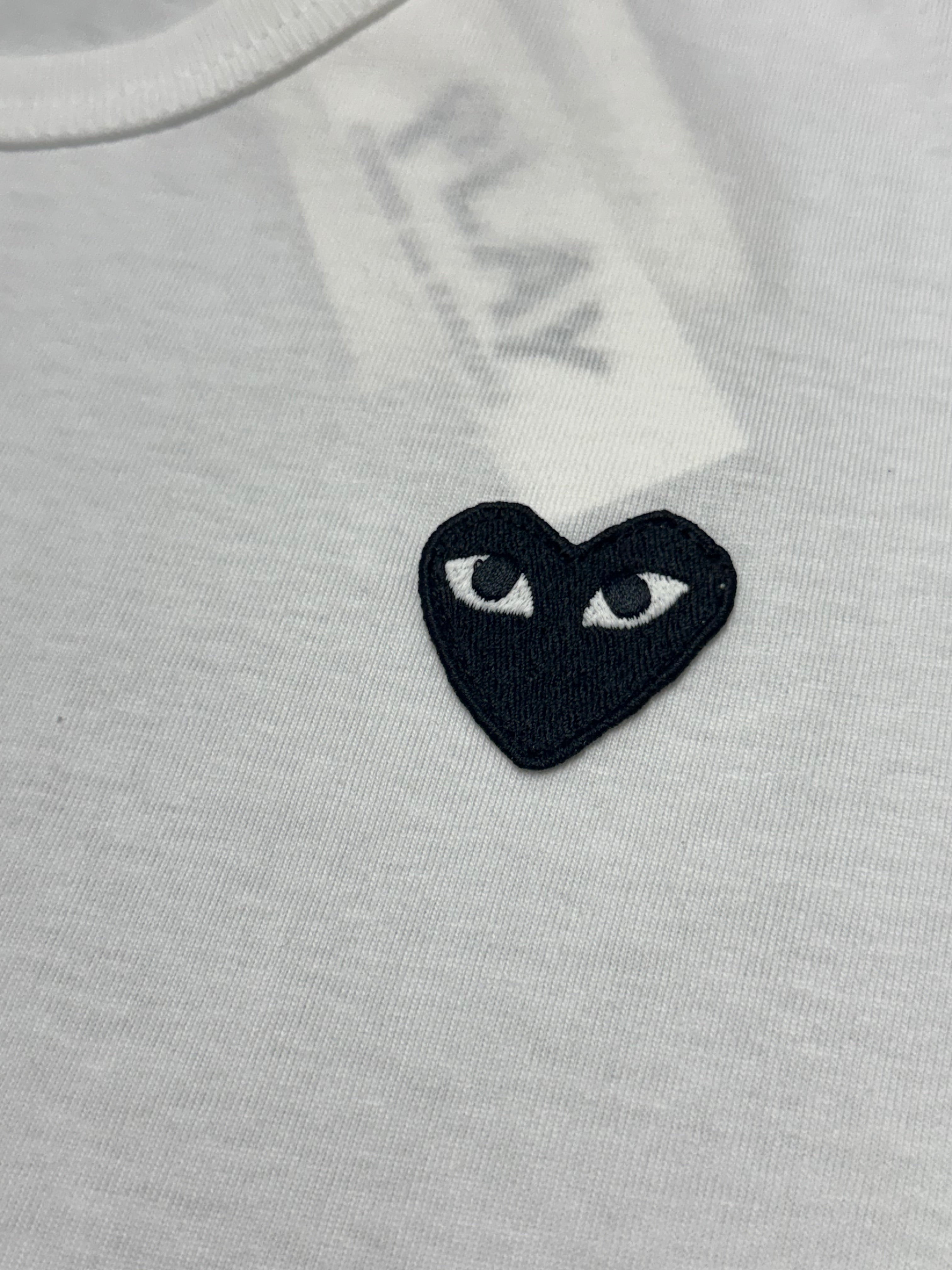Camiseta CDG Play White and Black