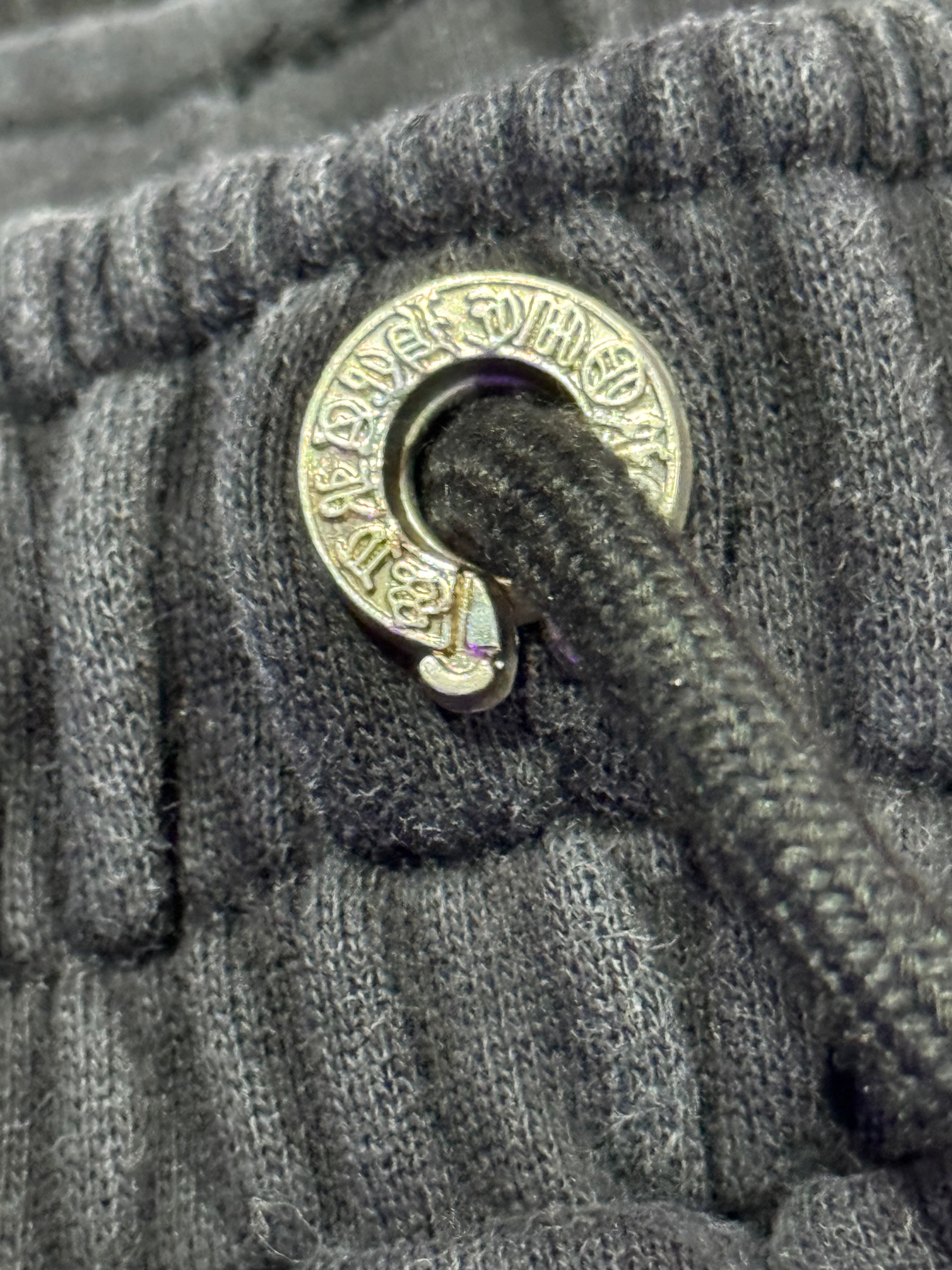 SHORTS CHROME HEARTS WASHED LOGO BLACK