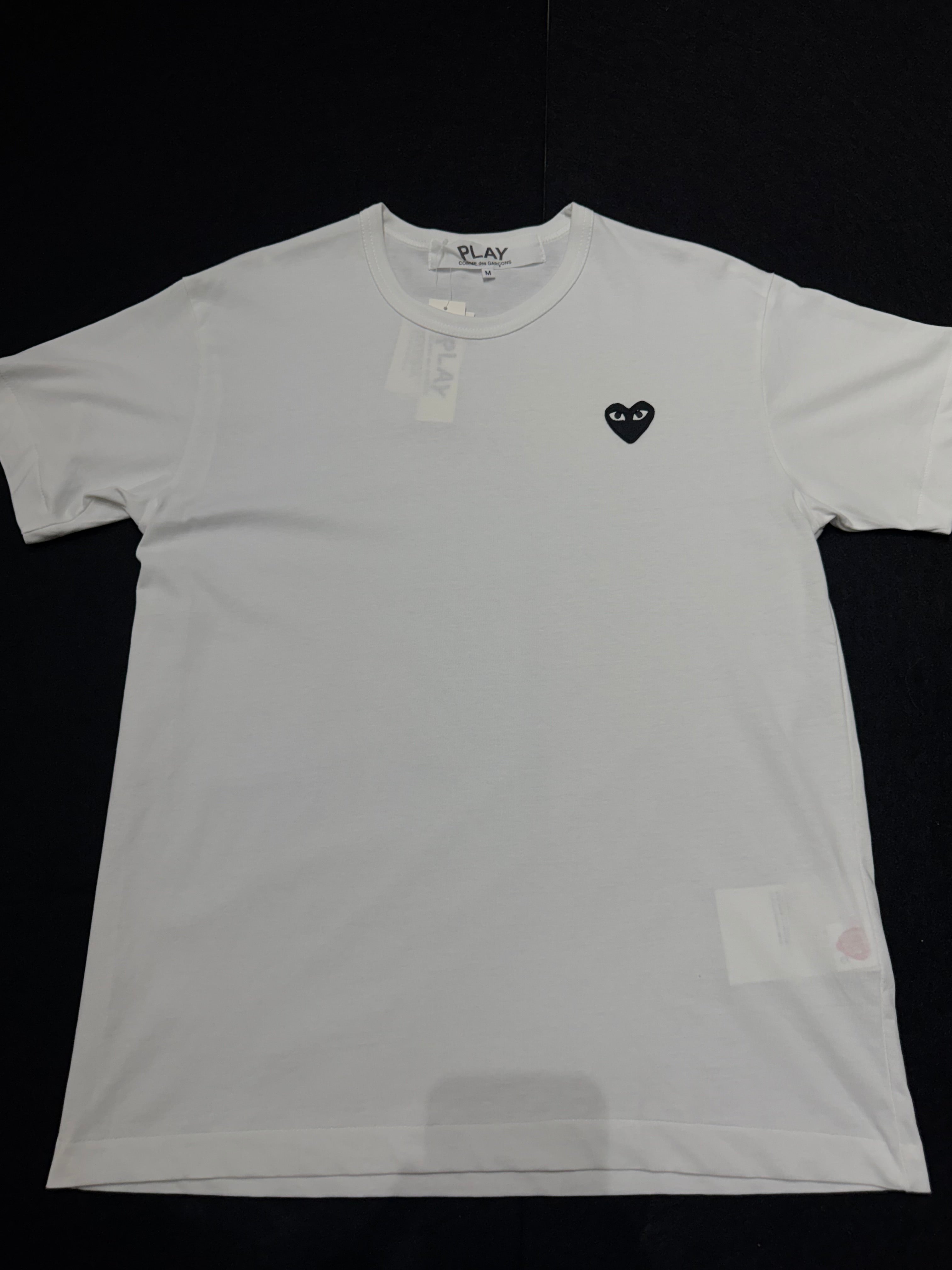 Camiseta CDG Play White and Black