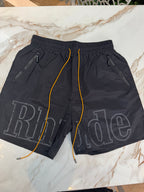 Rhude RH Logo Shorts All Black