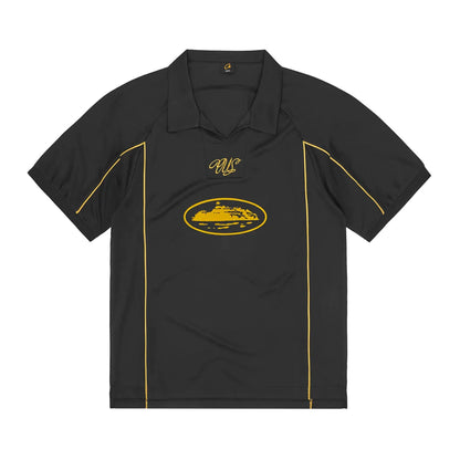 Camiseta Corteiz Talismo Football Jersey Black