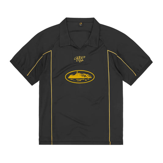 Camiseta Corteiz Talismo Football Jersey Black