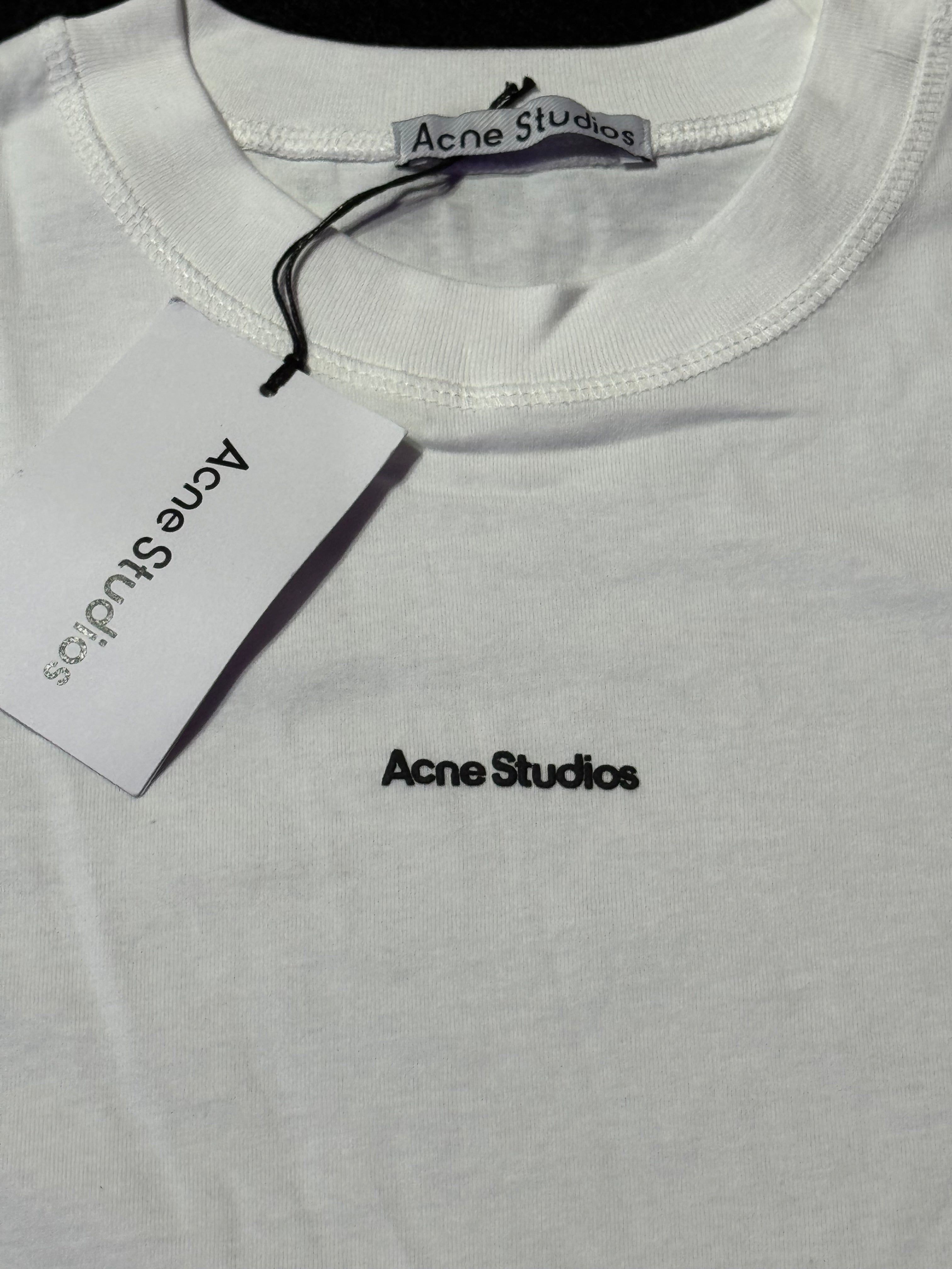 CAMISETA ACNE STUDIOS LOGO WHITE