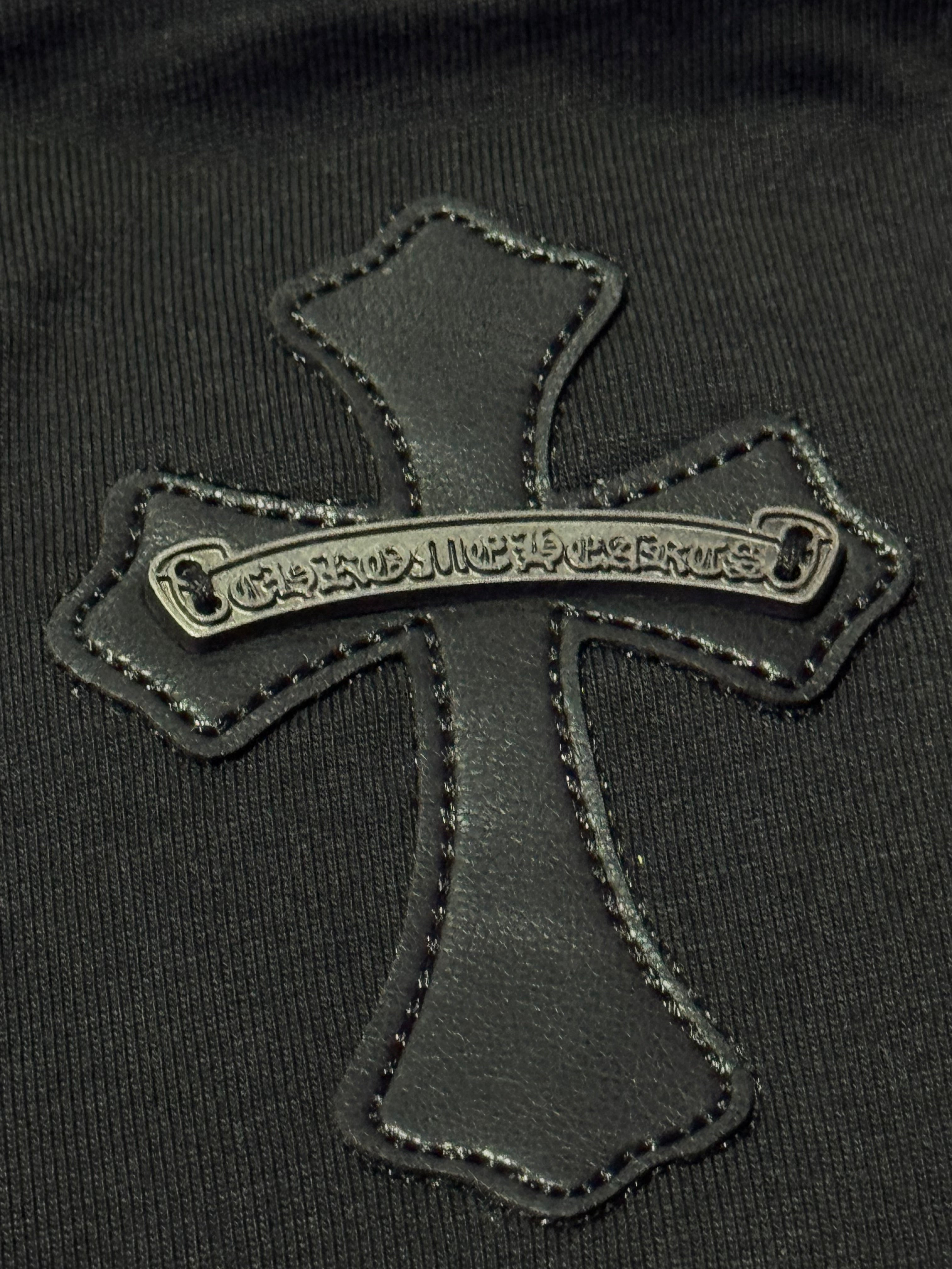 CAMISETA CHROME HEARTS METAL CROSS BLACK