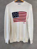 Suéter Polo Ralph Lauren The Iconic Flag White