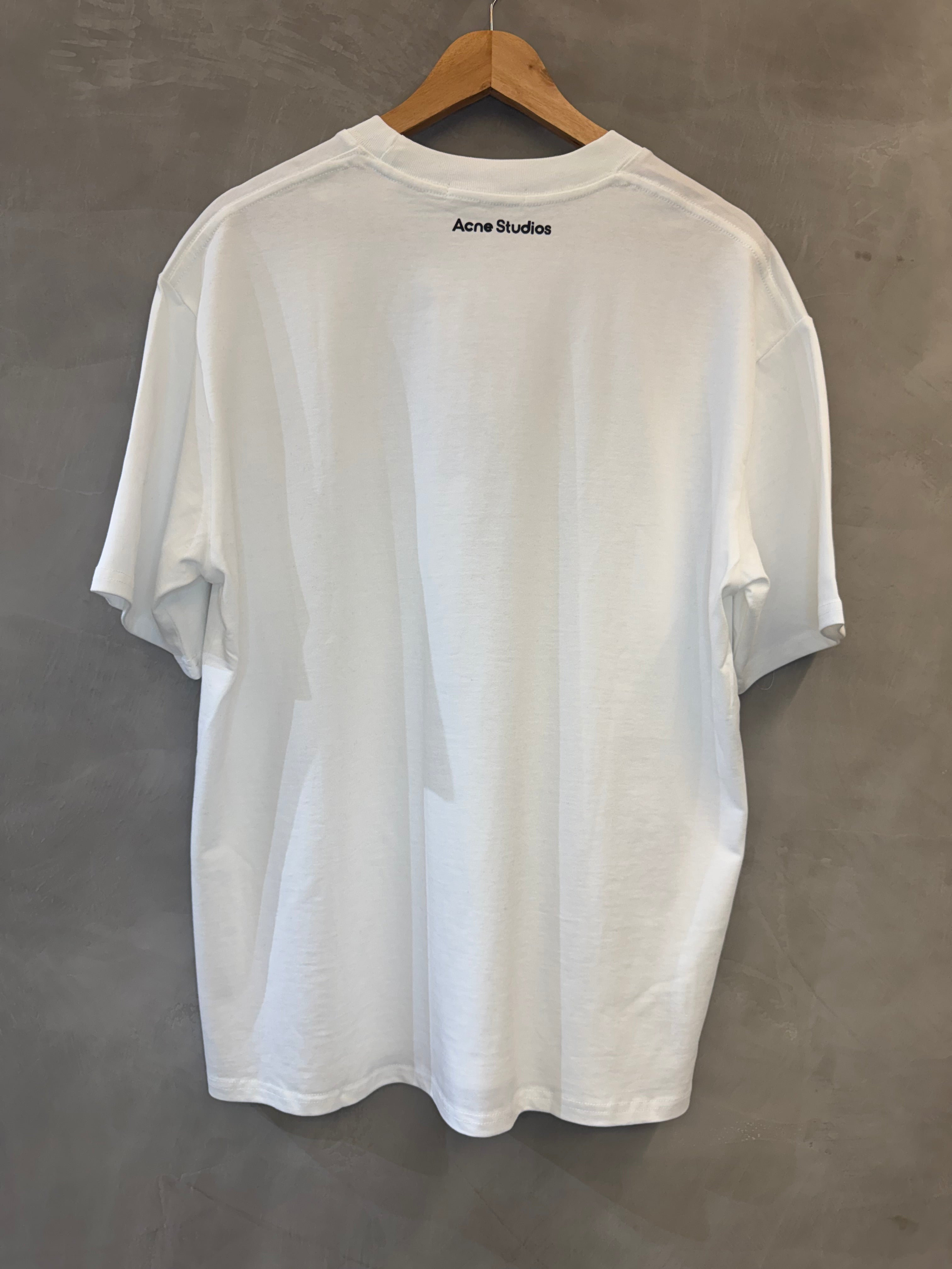 Camiseta Acne Studios Heart Logo White