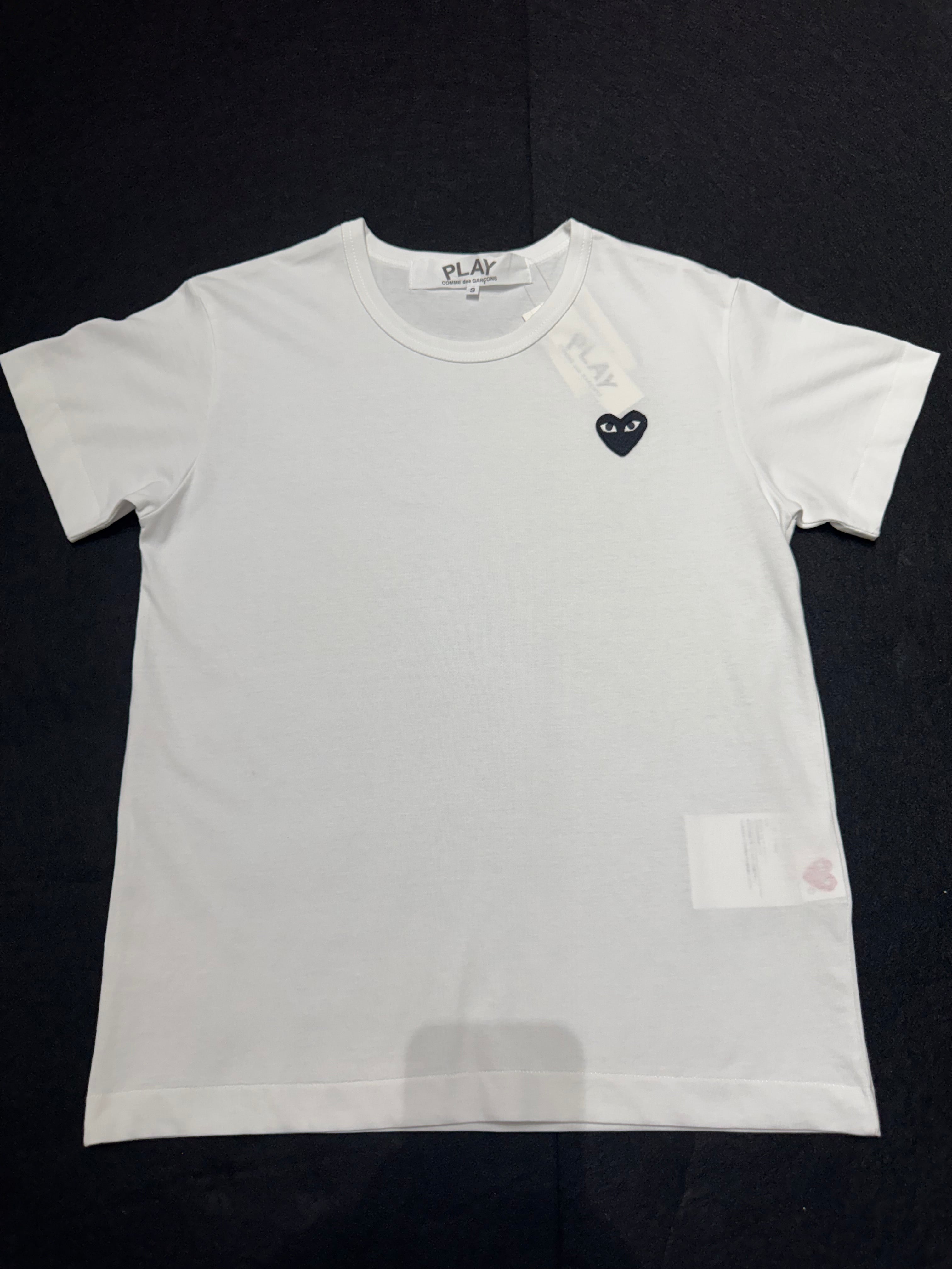 Camiseta CDG Play White and Black