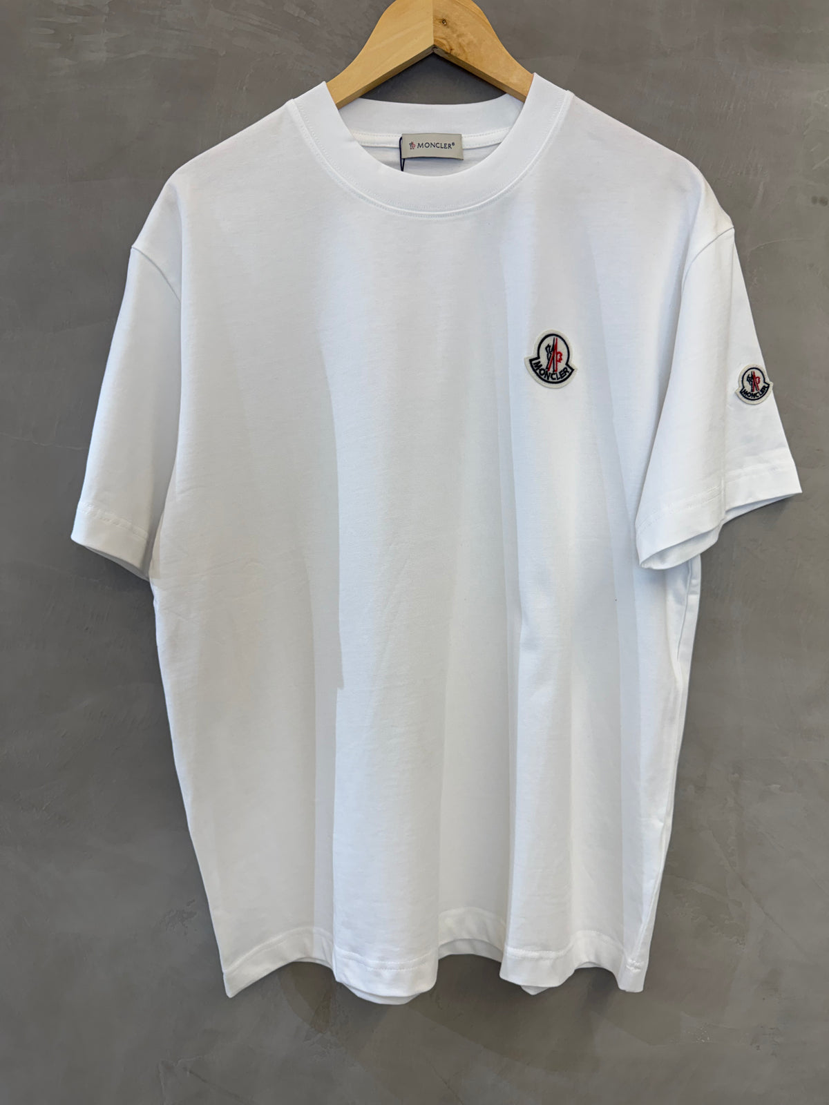 Camiseta Moncler Logo White