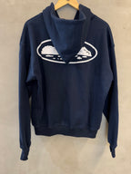 Casaco Corteiz Island Puff Print Zip Navy
