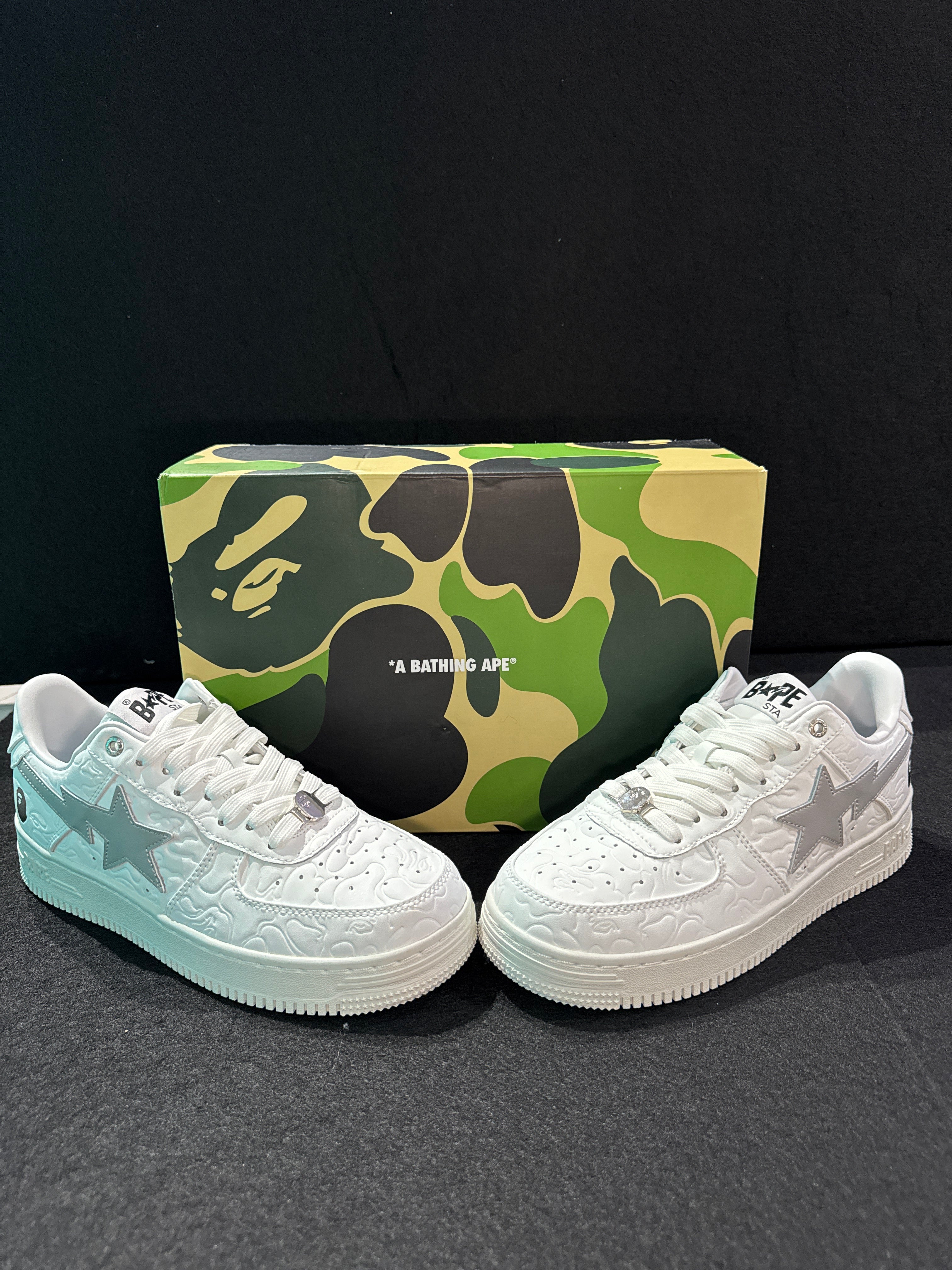 A Bathing Ape BAPE STA Line Camo White