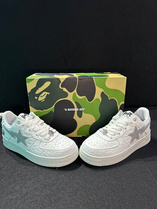 A Bathing Ape BAPE STA Line Camo White