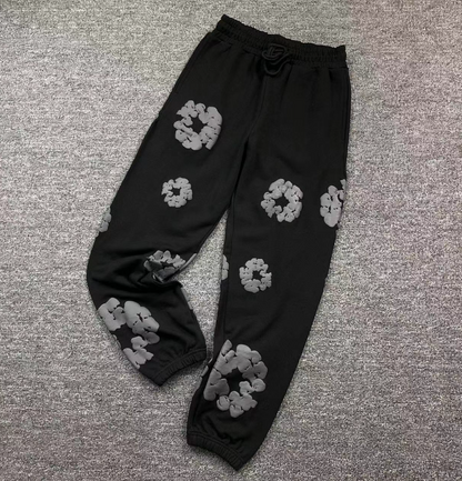 Conjunto Moletom Denim Tears Black Gray