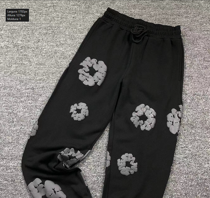 Conjunto Moletom Denim Tears Black Gray