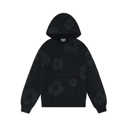 Moletom Denim Tears Cotton Wreath Black Monochrome