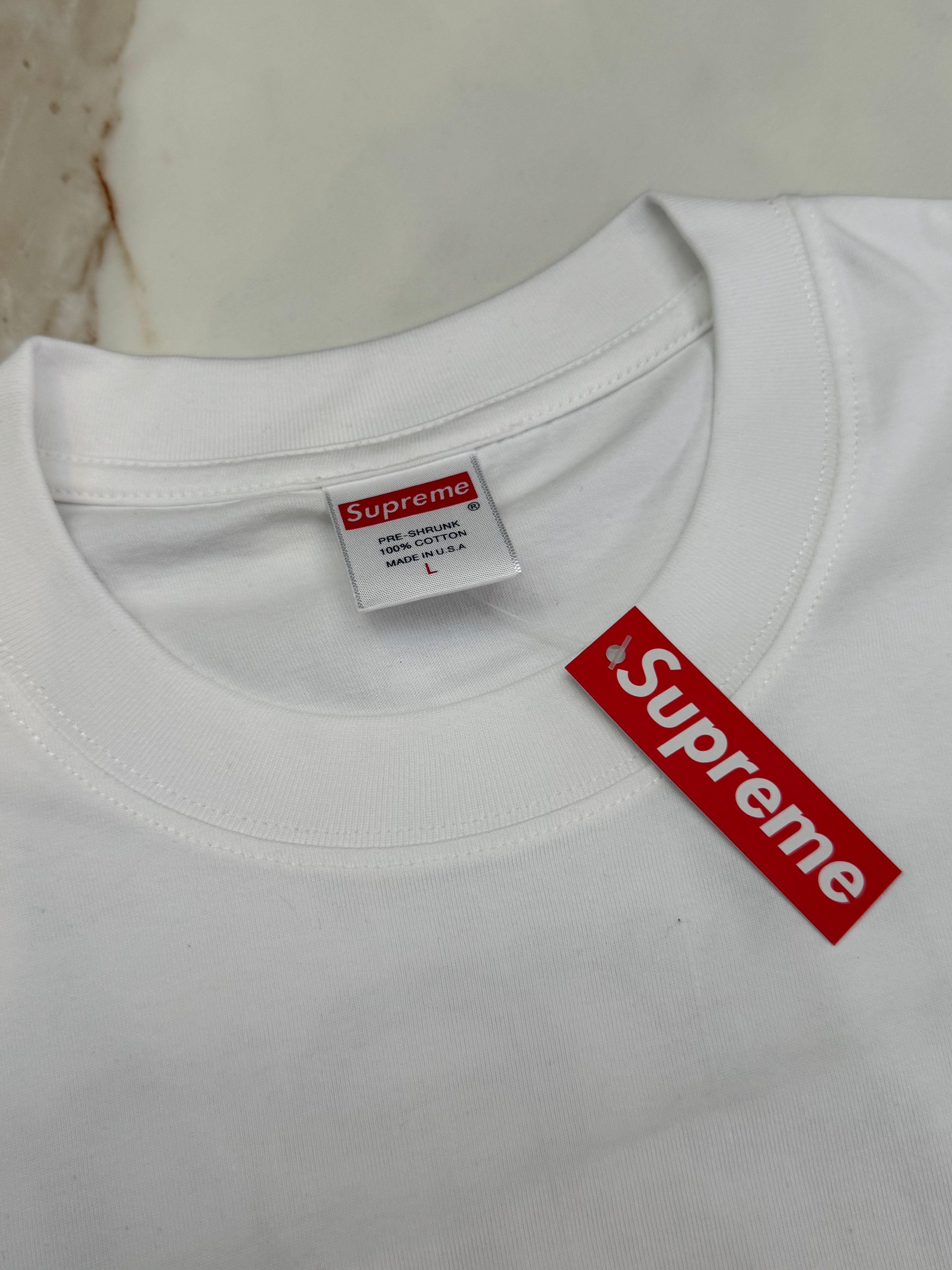 Camiseta Supreme NYC White