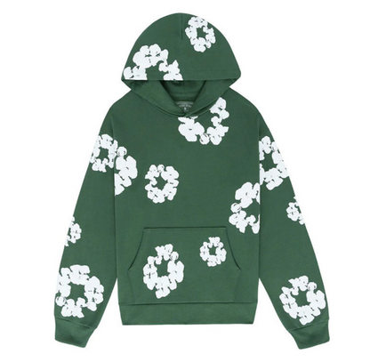 Conjunto Moletom Denim Tears The Cotton Wreath Green