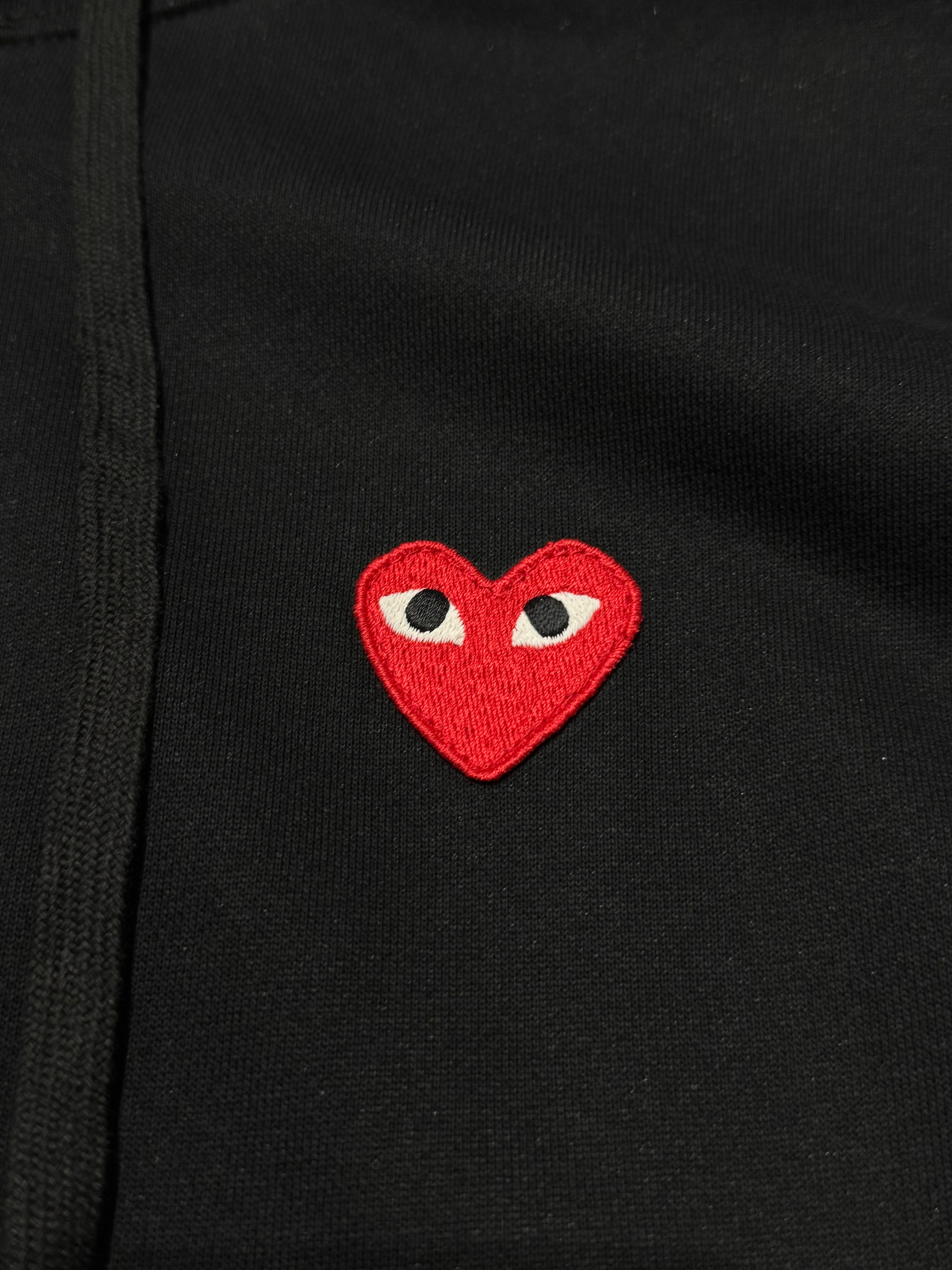 Casaco CDG Play Black and Red