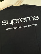 Camiseta Supreme NYC Black