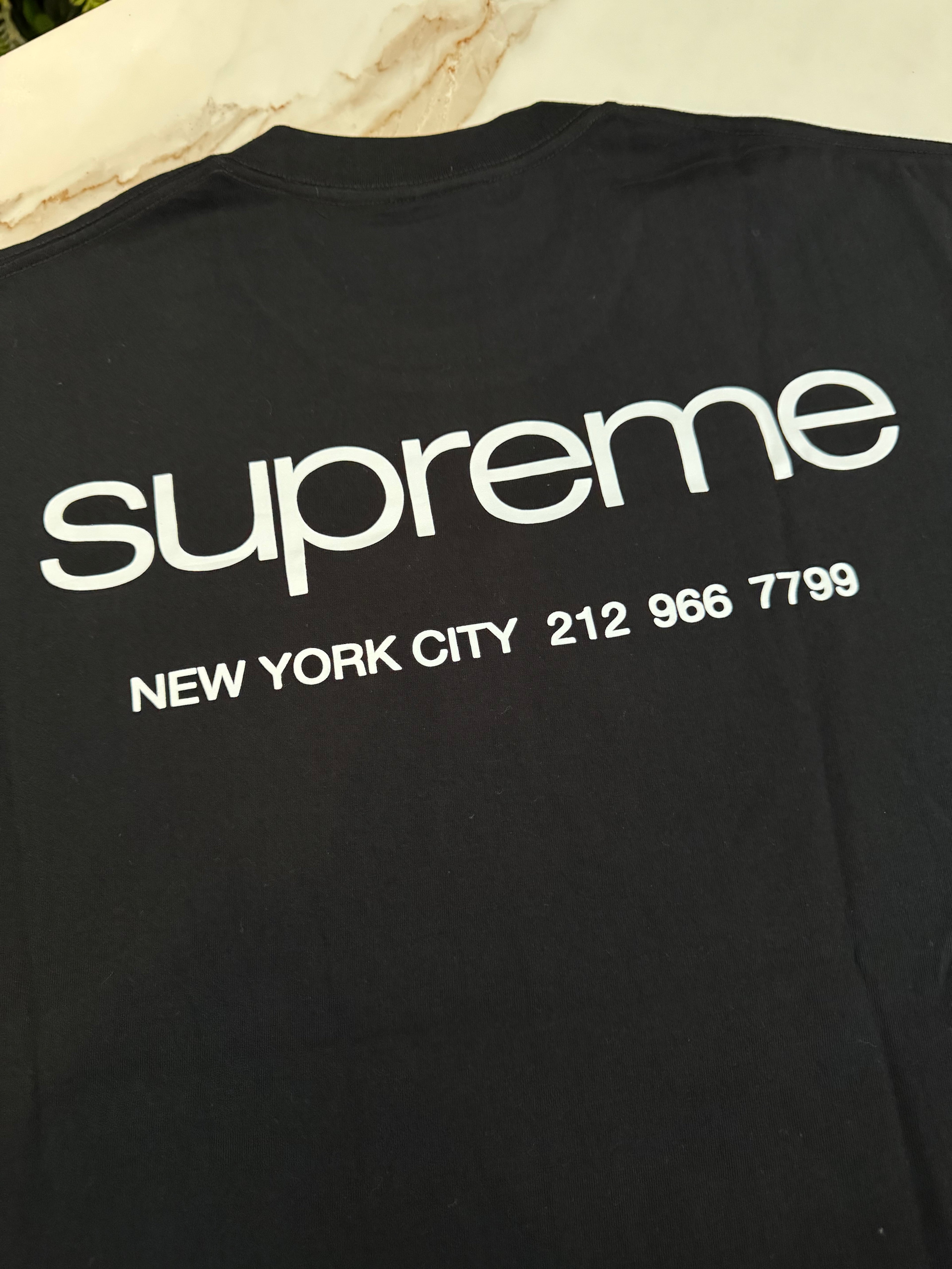 Camiseta Supreme NYC Black
