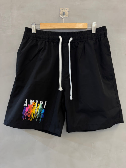 Amiri Drip Multicolor Swimming Shorts