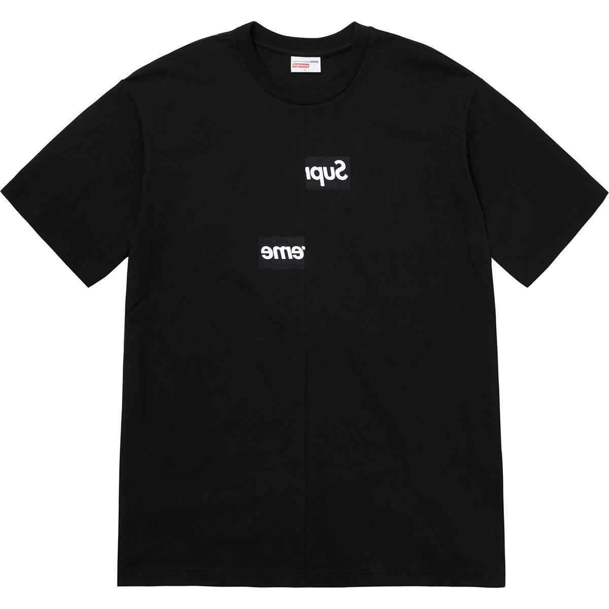 Camiseta Supreme Comme des Garçons Split Box Logo Black