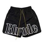 Rhude RH Logo Shorts Black