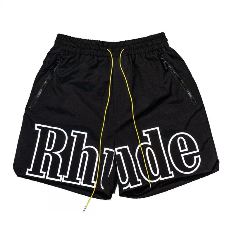 Rhude RH Logo Shorts Black