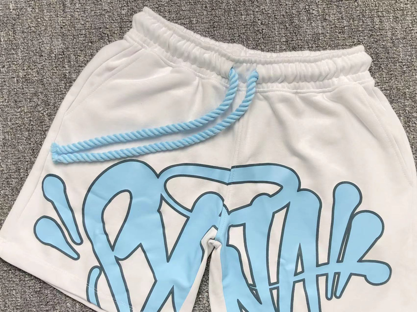 Conjunto Shorts Synaworld White Blue